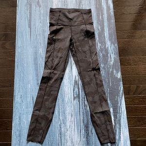 Lululemon fast & free high rise cropped leggings